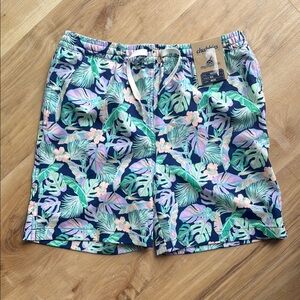 Chubbies Green and Pink Athletic Shorts Vibrant Design